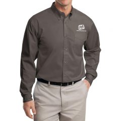 Port Authority Easy Care Button Down Shirts - Bark