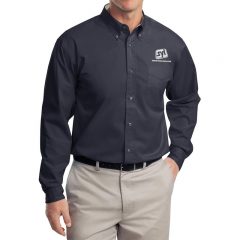 Port Authority Easy Care Button Down Shirts - Classic Navy Blue