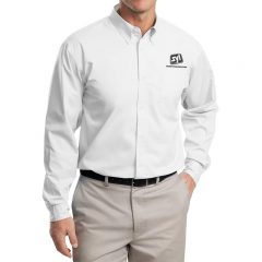 Port Authority Easy Care Button Down Shirts - White