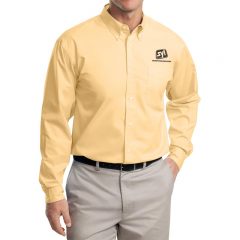Port Authority Easy Care Button Down Shirts - Yellow