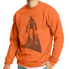 Hanes – Ecosmart® Crewneck Sweatshirt - safety orange