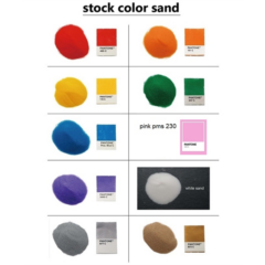 Original Sandvertiser™ Logo Sand Sifter Paperweight Stress Reliever - sand colors