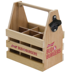 Six Pack Crate With Bottle Opener - sixpack