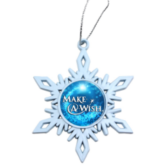 Ornament – Holiday Die Cast White Snowflake - snowflake