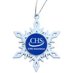 Ornament – Holiday Die Cast White Snowflake - snowflake2