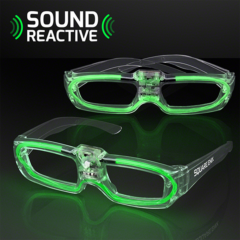 Sound Reactive Party Shades - soundreactivepartyshadesgreen