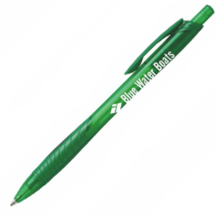 Southlake Clear Retractable Pen - southlakecleargreen