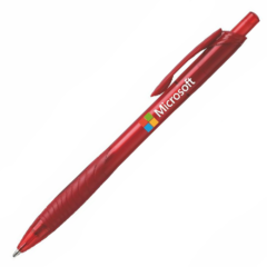 Southlake Clear Retractable Pen - southlakeclearred
