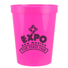 Stadium Cup – 16 oz - stadiumcupneonpink