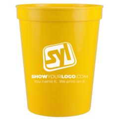 Stadium Cup – 16 oz - stadiumcupyellow