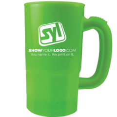 Plastic Stein – 14 oz - stein14ozneongreen