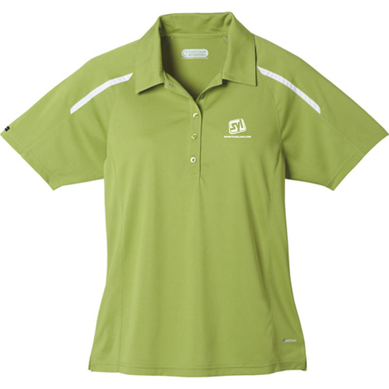 Ladies’ Nyos Short Sleeve Polo - Dark Citron Green