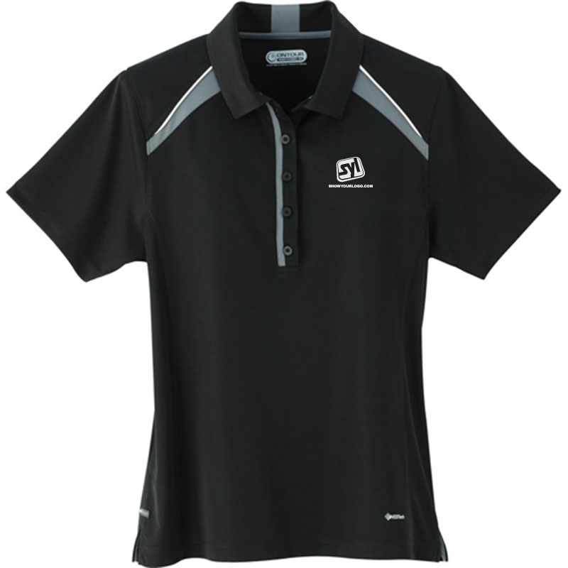 Ladies’ Quinn Short Sleeve Polo - Black