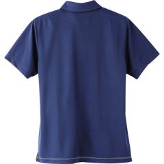 Ladies’ Dunlay Short Sleeve Polo - Vintage Navy Back