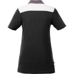 Ladies’ Gydan Short Sleeve Polo - Black Back