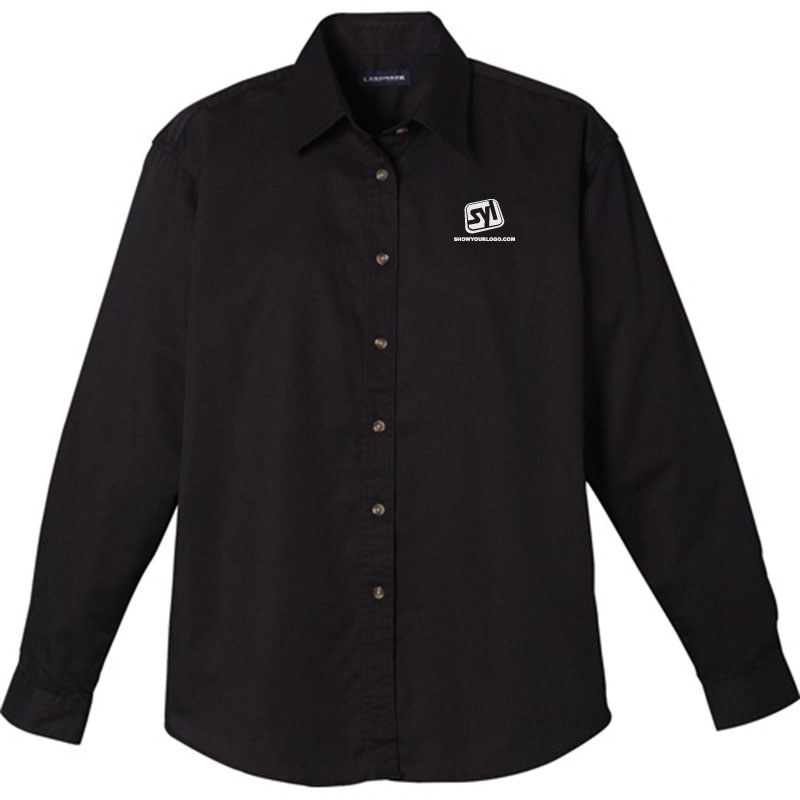 Ladies’ Capulin Long Sleeve Shirt - Black