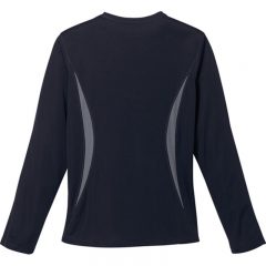 Ladies’ Kemah Long Sleeve Tech Tee - Navy Back