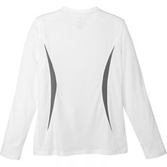 Ladies’ Kemah Long Sleeve Tech Tee - White Back