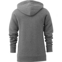 Ladies’ Huron Fleece Full Zip Hoody - Heather Charcoal Back