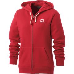 Ladies’ Huron Fleece Full Zip Hoody - Team Red