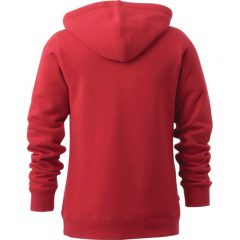 Ladies’ Huron Fleece Full Zip Hoody - Team Red Back