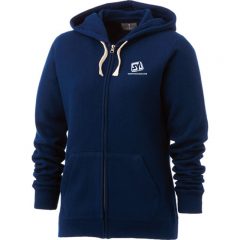 Ladies’ Huron Fleece Full Zip Hoody - Vintage Navy