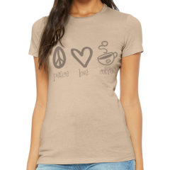 Bella + Canvas Women’s Slim Fit Tee - tan