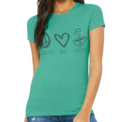 Bella + Canvas Women’s Slim Fit Tee - teal