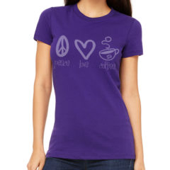 Bella + Canvas Women’s Slim Fit Tee - team purple