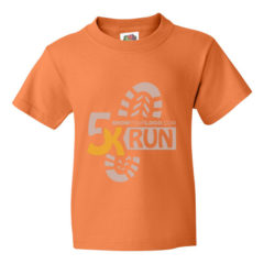 Youth Fruit of the Loom Printed T Shirts - tennessee orange