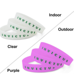 Ultra Violet Silicone Wristband Bracelet - uvwristband