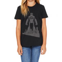 Bella + Canvas – Youth Unisex Jersey Short Sleeve Tee - vintageBlack