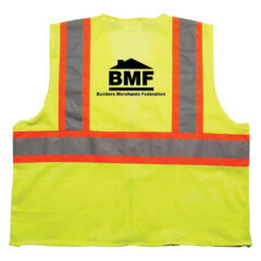 ANSI 2 Tri Color Safety Vest - vns2tri_tricolor_back