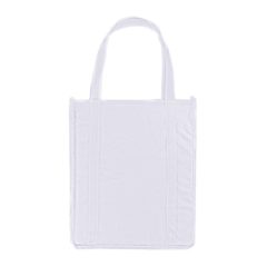 Atlas Non-Woven Grocery Tote - white