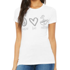 Bella + Canvas Women’s Slim Fit Tee - white