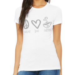 Bella + Canvas Women’s Slim Fit Tee - white blend