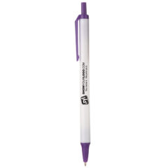 Amber Pens - white with purple