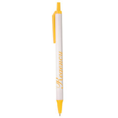 Amber Pens - white with yellow