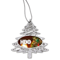 Ornament – Die Cast Glitter Christmas Tree - xmas4