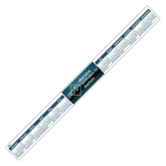 Full Color Kwik-Stik® Plastic Year-at-a-Glance Strip Calendar