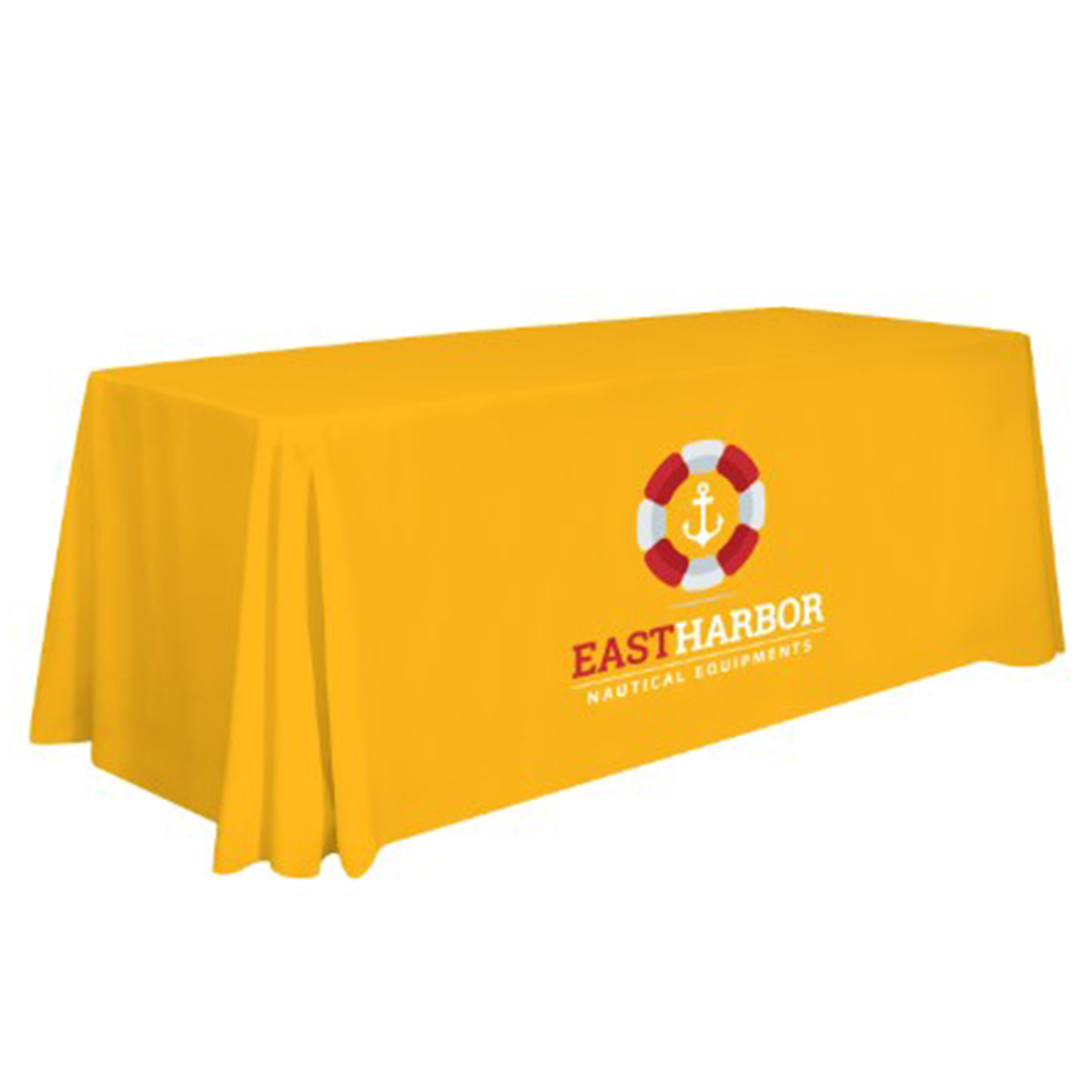 Stain Resistant Economy Table Throw – 8′ - yellow