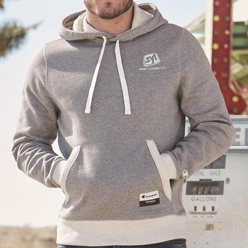 Champion – Originals Sueded Fleece Pullover Hoodie - _34_4424_fl