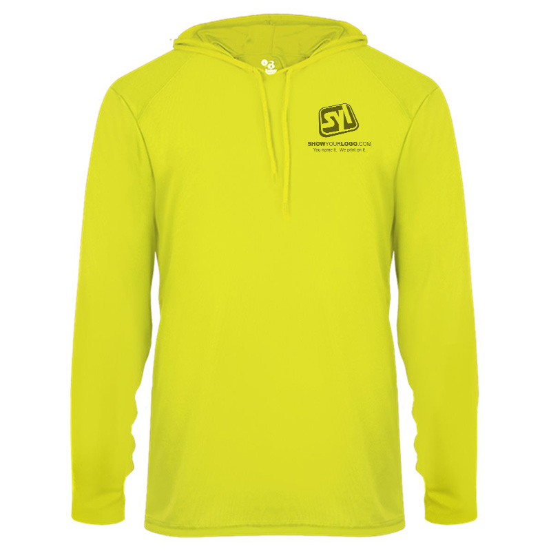 custom long sleeve hooded t shirts