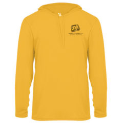 Badger B-Core Long Sleeve Hooded T-Shirt - 50220_f_fl