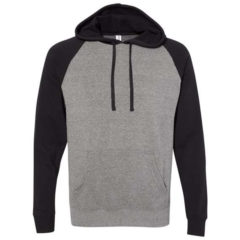 Independent Trading Co. Unisex Special Blend Raglan Hooded Pullover Sweatshirt - 79662_f_fm