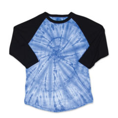 Dyenomite Tie-Dyed Three-Quarter Sleeve Raglan T-Shirt - Untitled-1