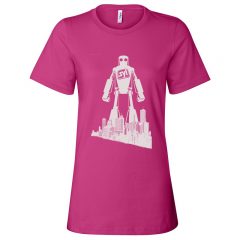 Ladies’ Bella Canvas Relaxed Short Sleeve Jersey T-shirt - Berry