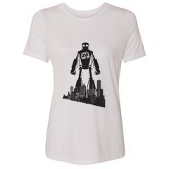 Ladies’ Bella Canvas Relaxed Short Sleeve Jersey T-shirt - Solid White Triblend
