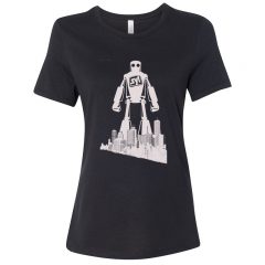 Ladies’ Bella Canvas Relaxed Short Sleeve Jersey T-shirt - Vintage Black