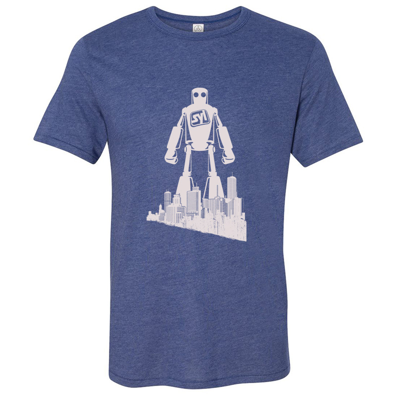 Alternative Vintage 50/50 Jersey Keeper T-Shirt - Vintage Royal